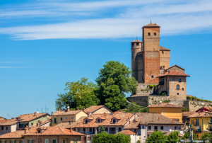Town of Serralunga D'Alba in Italy.